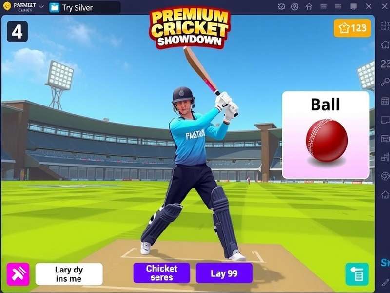 Premium Cricket Showdown Game Screenshot